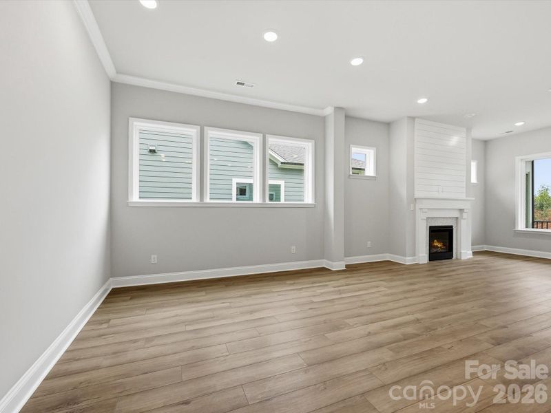 Spacious, unfurnished interior of a new home in Encore at Streamside - Classic Series, Waxhaw (Image 23).