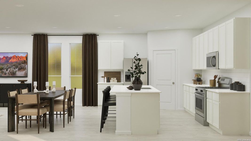 Furnished interior view inside a new home in Stone Garden, Elmendorf (Image 32). Furnished interior view inside a new home in Stone Garden, Elmendorf (Image 32).