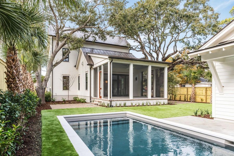Exterior details and patio area of a home in , Mount Pleasant (Image 41).