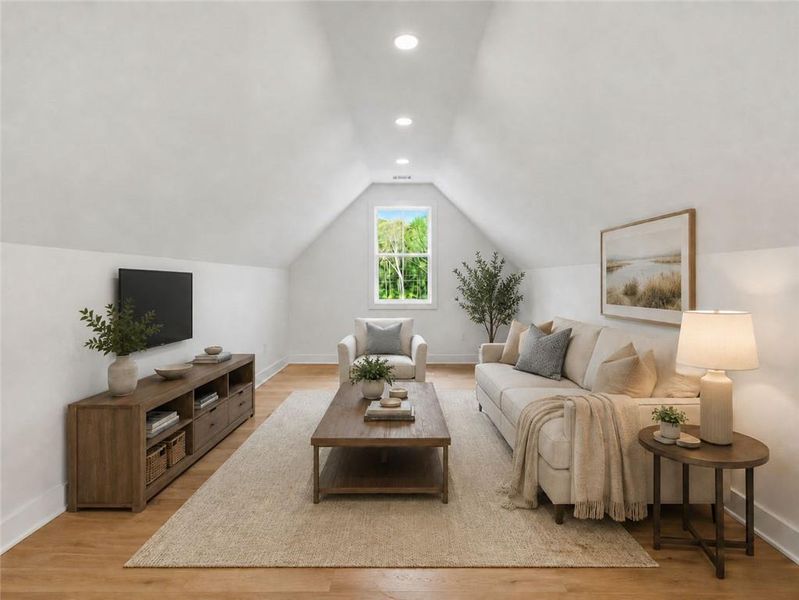 Furnished interior view inside a new home in , Marietta (Image 6).
