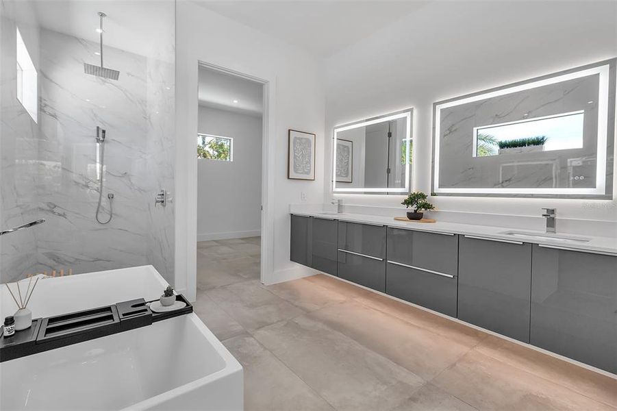 Furnished interior view inside a new home in , Sarasota (Image 15).