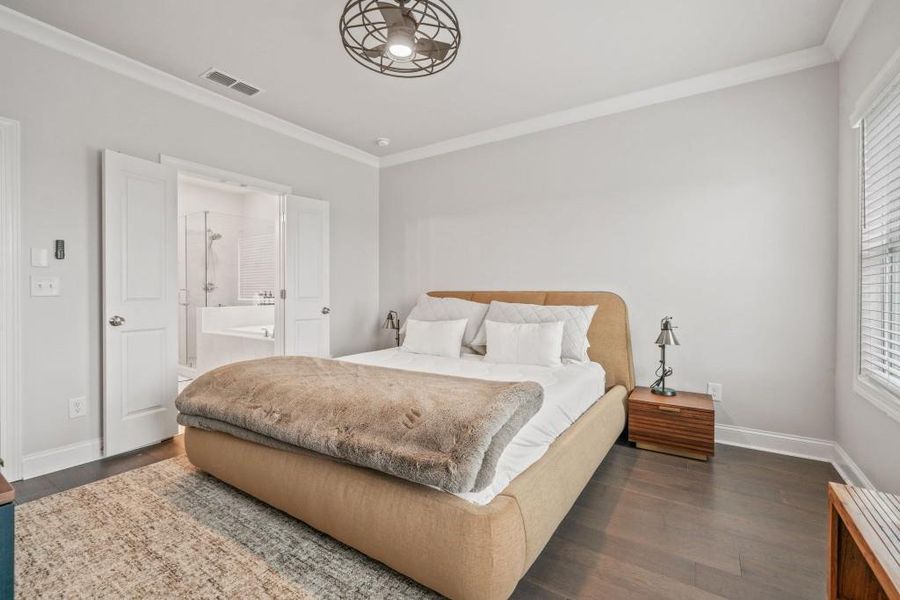 Furnished interior view inside a new home in Millcroft Townhomes, Buford (Image 18).