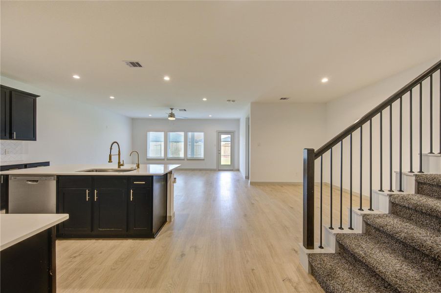 Furnished interior view inside a new home in , Katy (Image 33). Furnished interior view inside a new home in , Katy (Image 33).