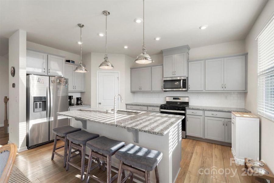 Furnished interior view inside a new home in Waxhaw Landing, Monroe (Image 16).