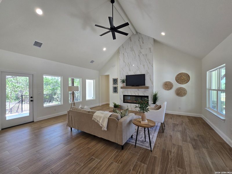 Furnished interior view inside a new home in , Canyon Lake (Image 15).