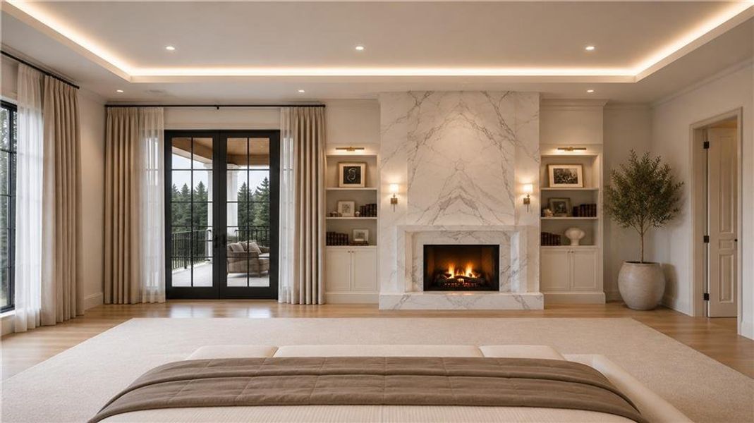 Furnished interior view inside a new home in , Alpharetta (Image 8).
