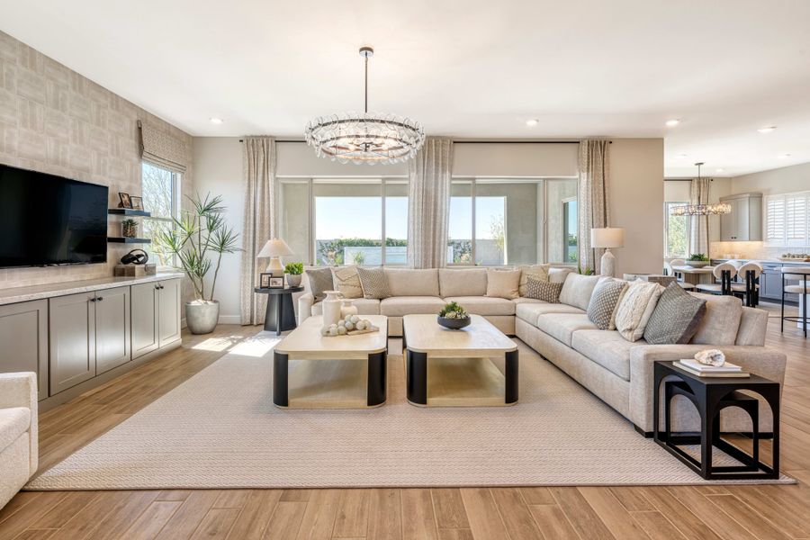 Representative furnished interior of a home built from the Grove 50-3 by Tri Pointe Homes in Soleo, San Tan Valley (Image 6).