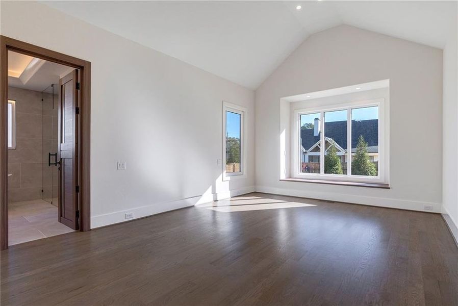 Spacious, unfurnished interior of a new home in , Sugar Hill (Image 58).