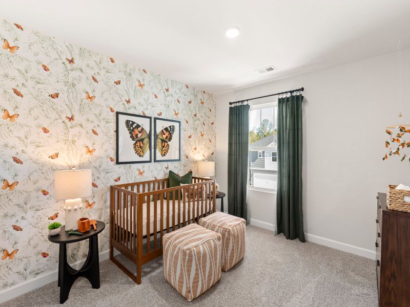 The Dallas offers two secondary bedrooms, perfect for kids or guests.