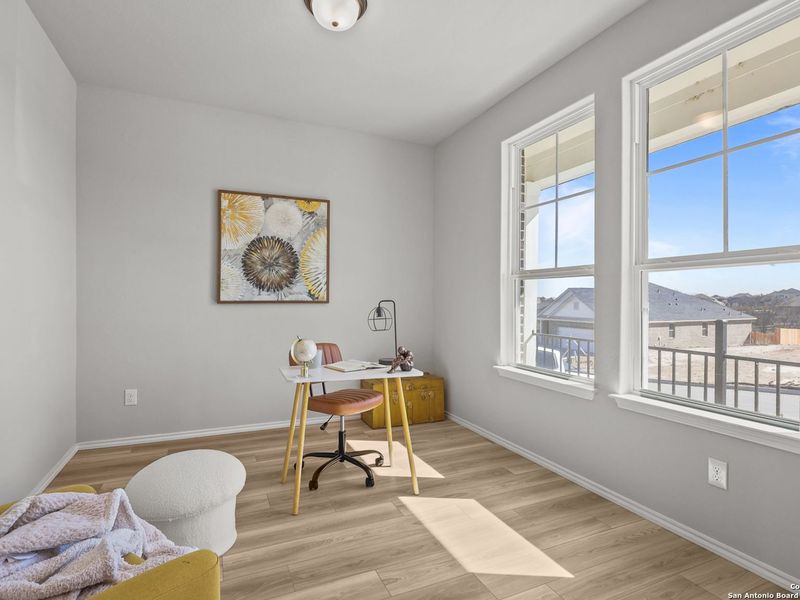 Furnished interior view inside a new home in Comanche Ridge, San Antonio (Image 7).