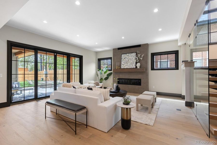 Furnished interior view inside a new home in , Denver (Image 11).