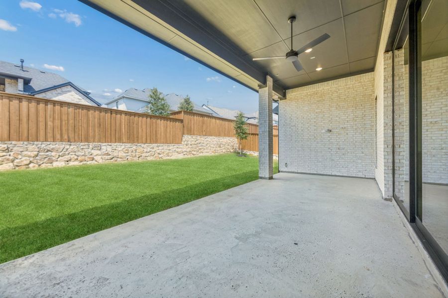 Exterior details and patio area of a home in StarView, Prosper (Image 4).