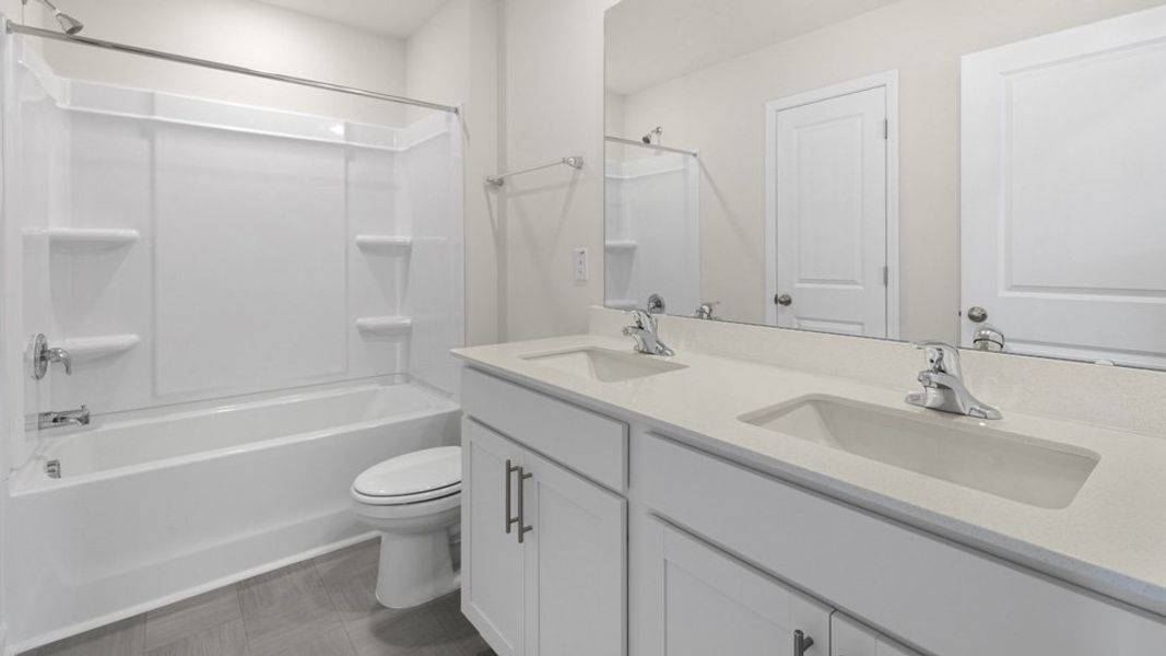 Furnished interior view inside a new home in Brightwood Farm, Whitsett (Image 8).
