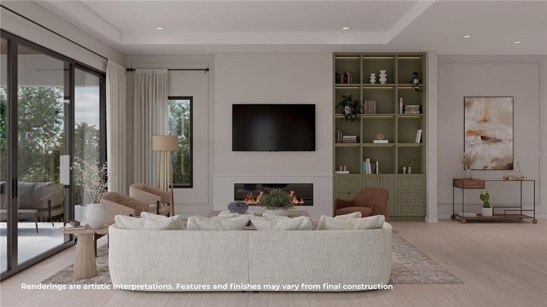 Furnished interior view inside a new home in , Winter Park (Image 10). Furnished interior view inside a new home in , Winter Park (Image 10).