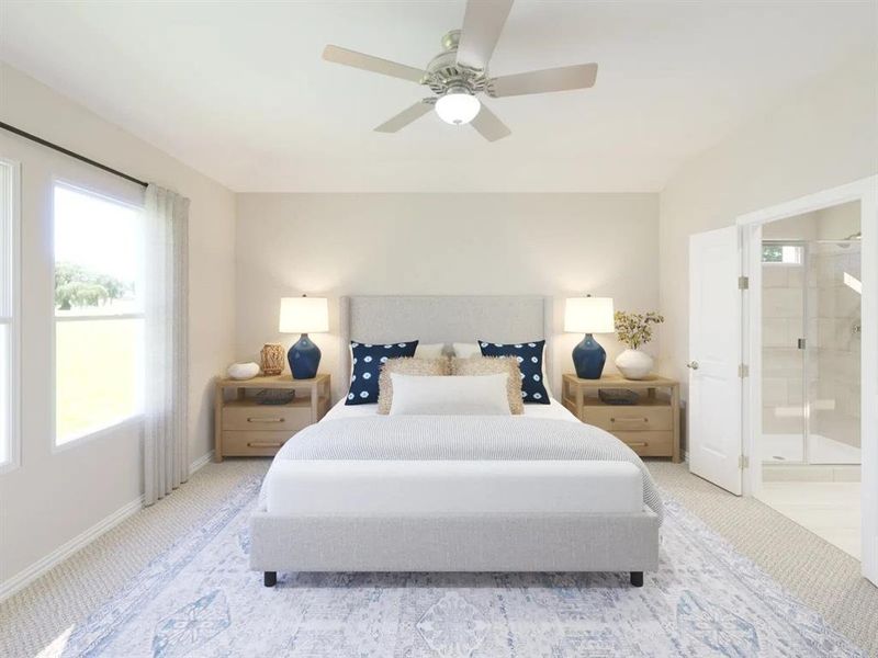 Furnished interior view inside a new home in Stratton Place, Greenville (Image 3).