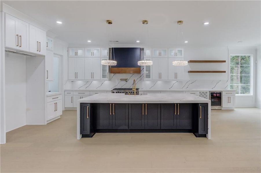 Furnished interior view inside a new home in , Buford (Image 9).