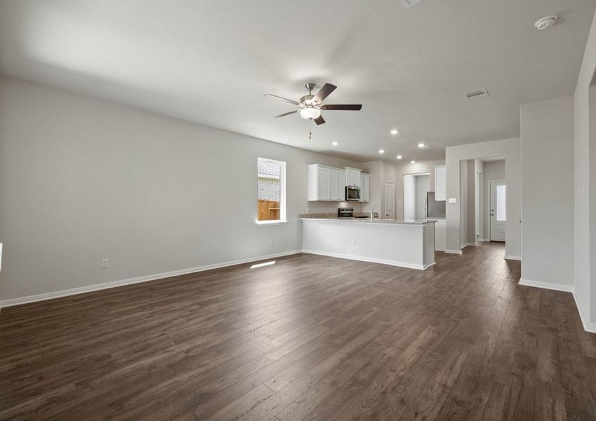 Spacious family room Spacious family room