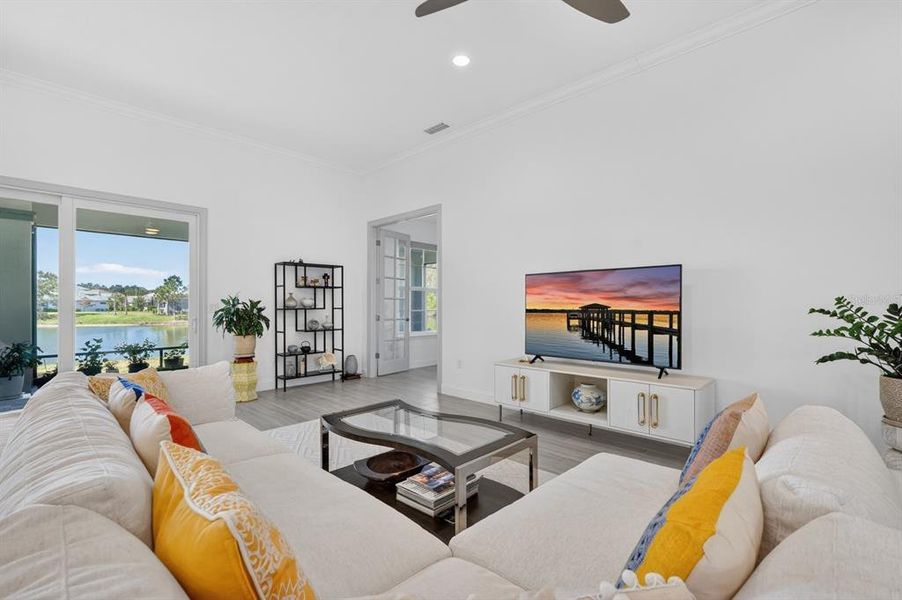 Furnished interior view inside a new home in , Palm Coast (Image 10).