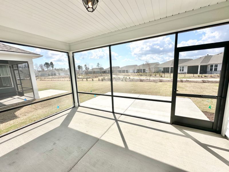 Exterior details and patio area of a home in Del Webb Wilmington at Mallory Creek, Leland (Image 3).