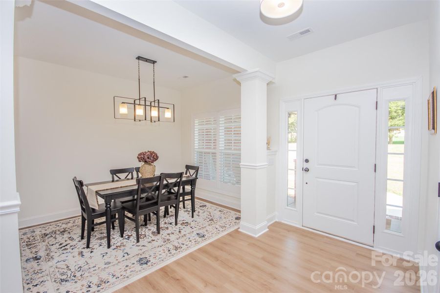 Furnished interior view inside a new home in , Statesville (Image 35).