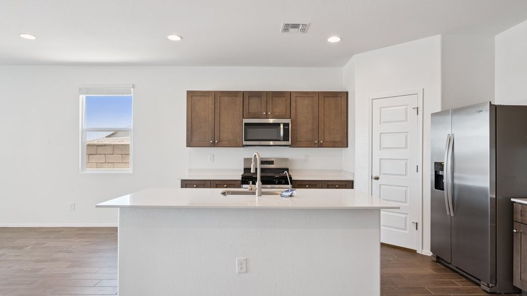 Representative furnished interior of a home built from the Hayden by D.R. Horton in Elena Trails, Maricopa (Image 8). Representative furnished interior of a home built from the Hayden by D.R. Horton in Elena Trails, Maricopa (Image 8).