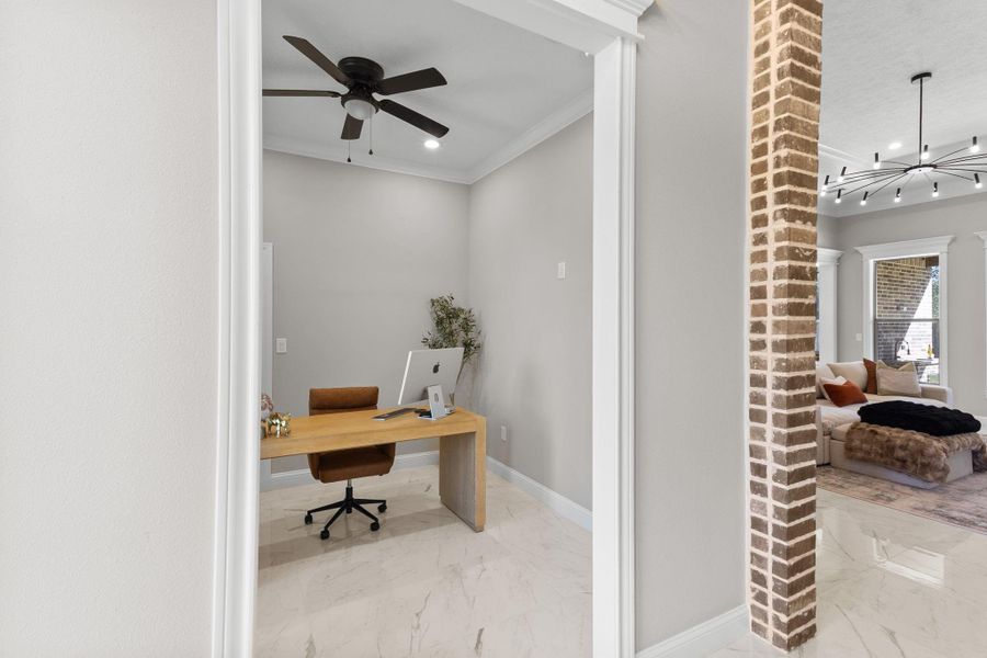 Furnished interior view inside a new home in , Beaumont (Image 18).
