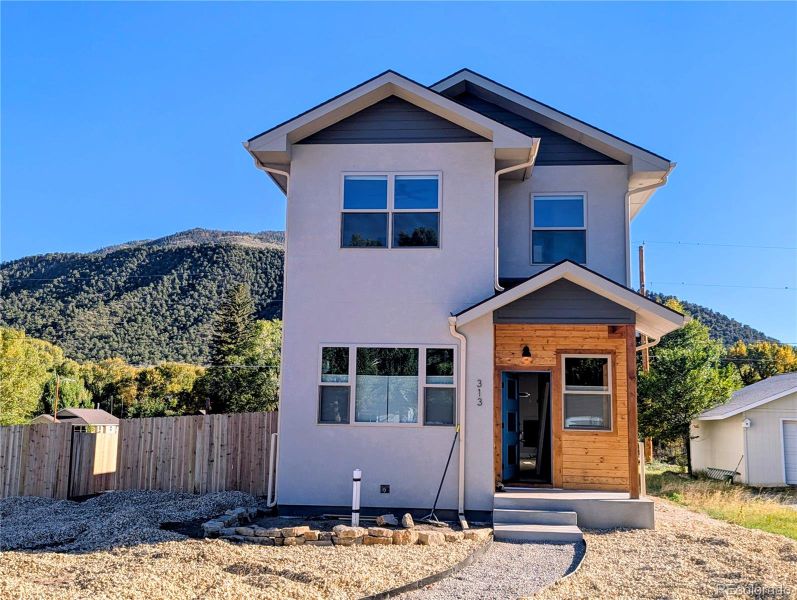 Exterior details and patio area of a home in , Poncha Springs (Image 25).