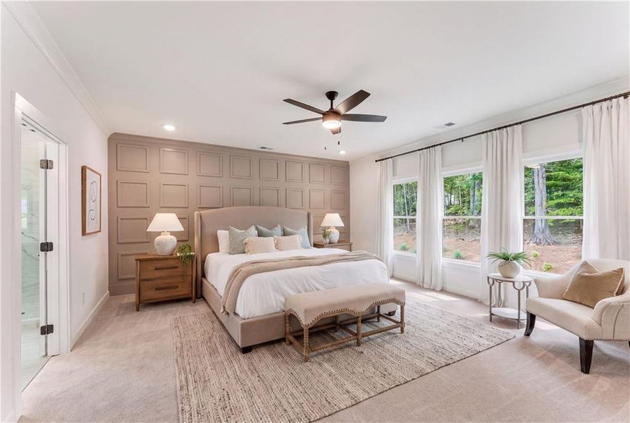 Furnished interior view inside a new home in Lanesborough, Marietta (Image 17).