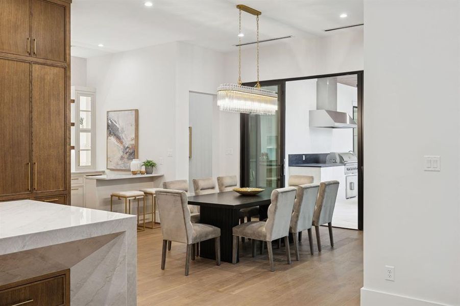 Furnished interior view inside a new home in , Keller (Image 15).