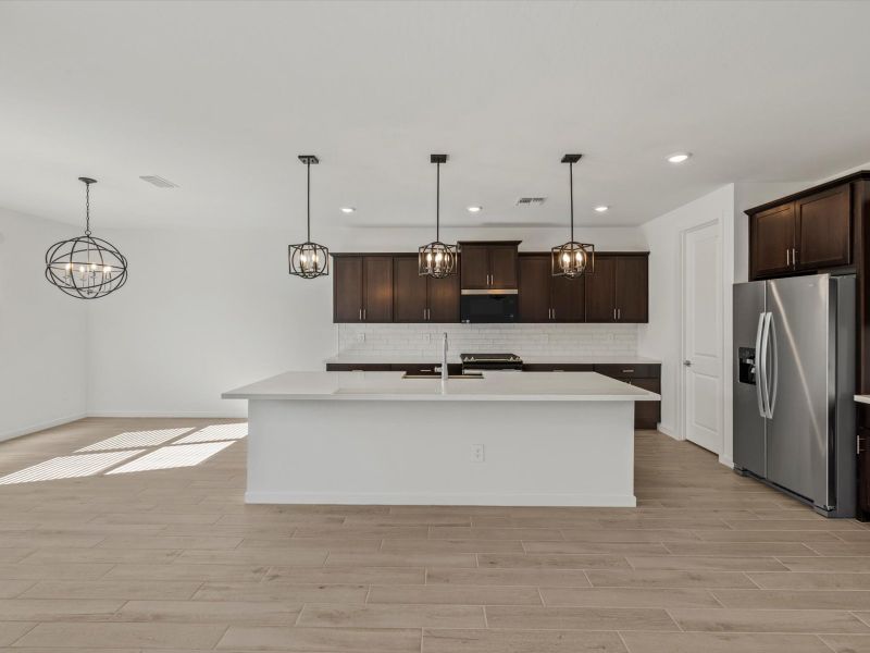 Furnished interior view inside a new home in Rancho Mirage Signature Series, Maricopa (Image 4).
