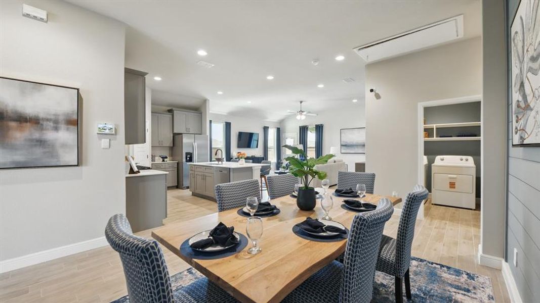 Furnished interior view inside a new home in Treeline, Justin (Image 23).