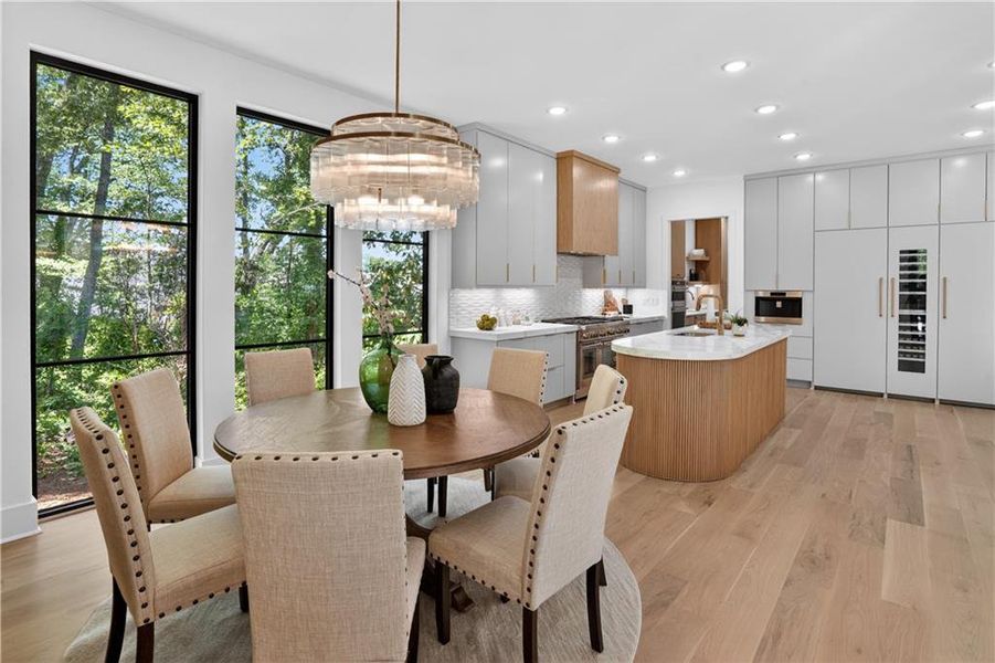 Furnished interior view inside a new home in , Alpharetta (Image 51).