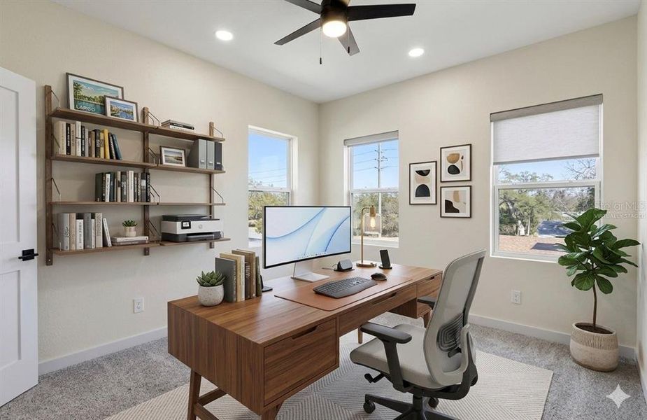 Furnished interior view inside a new home in , St. Petersburg (Image 8).