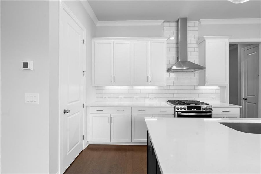 Furnished interior view inside a new home in Palisades Single Family, Cumming (Image 12).