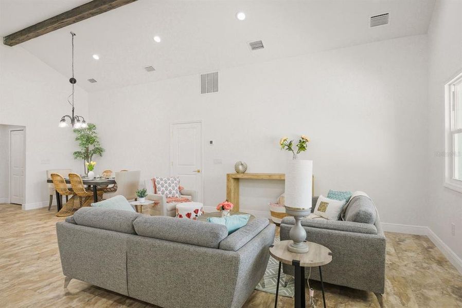 Furnished interior view inside a new home in , Tampa (Image 15).