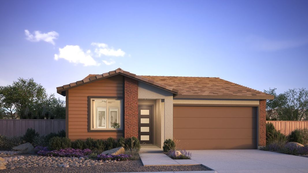 Copper - Mid-Century Modern Elevation Copper - Mid-Century Modern Elevation