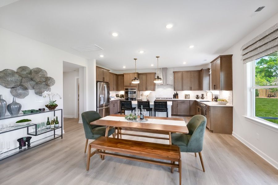 Furnished interior view inside a new home in Hickory Grove, Sanford (Image 6).