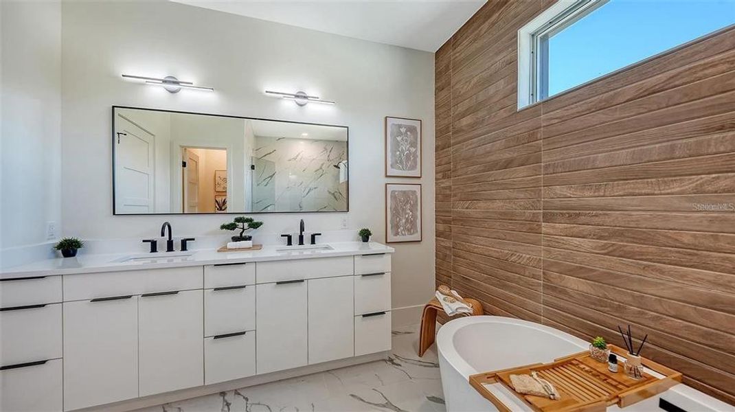 Furnished interior view inside a new home in , Sarasota (Image 9).