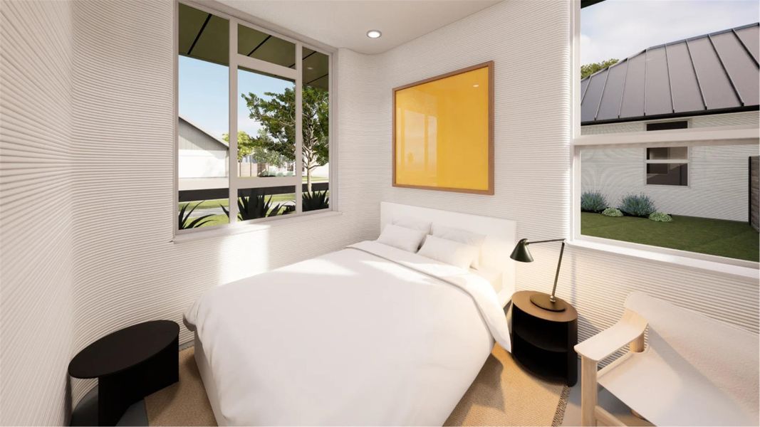 Furnished interior view inside a new home in Wolf Ranch: Genesis Collection, Georgetown (Image 5). Furnished interior view inside a new home in Wolf Ranch: Genesis Collection, Georgetown (Image 5).