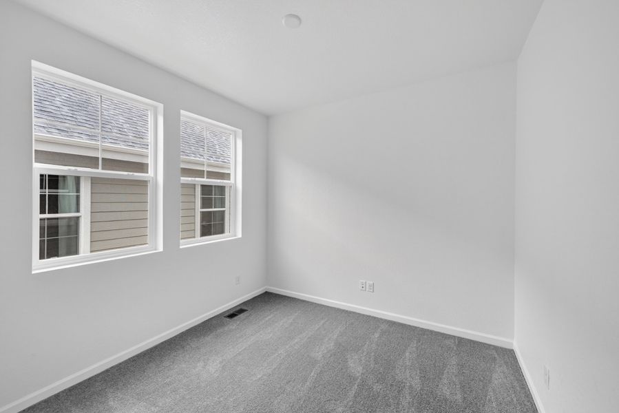 Spacious, unfurnished interior of a new home in The Aurora Highlands, Aurora (Image 17). Spacious, unfurnished interior of a new home in The Aurora Highlands, Aurora (Image 17).