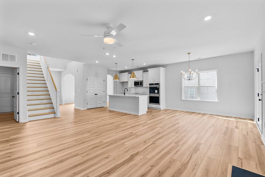 Spacious, unfurnished interior of a new home in Brooke Hill, Lewisville (Image 24). Spacious, unfurnished interior of a new home in Brooke Hill, Lewisville (Image 24).
