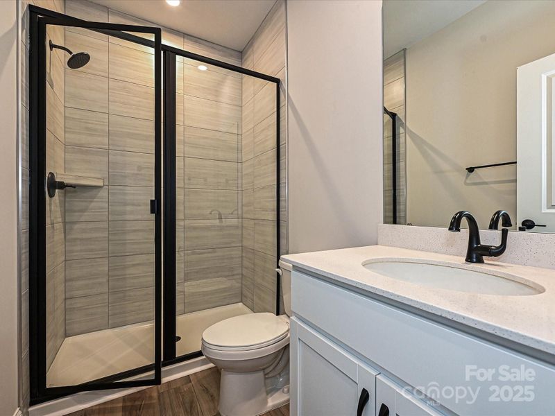 First Floor Full Bath with Walk-In Shower.