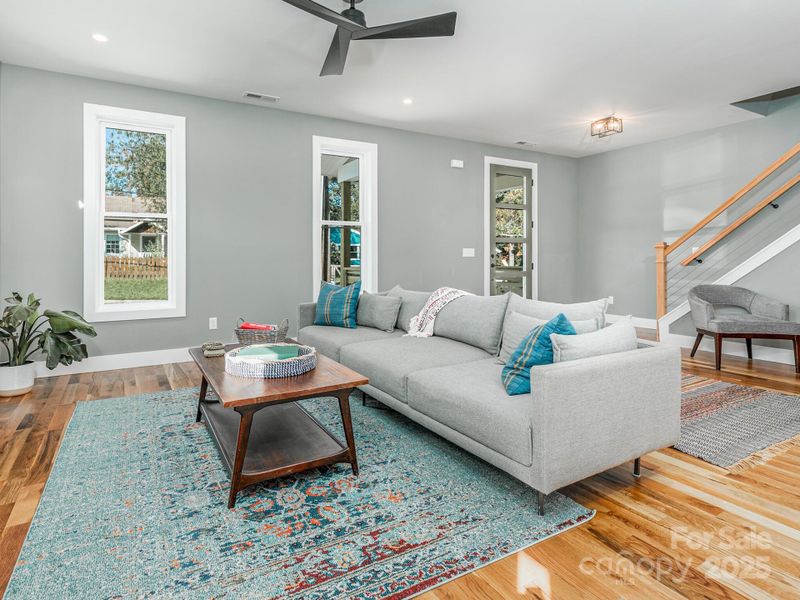 Furnished interior view inside a new home in , Asheville (Image 35).