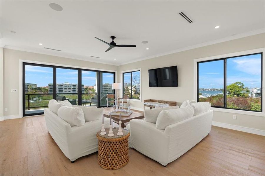 Furnished interior view inside a new home in , New Smyrna Beach (Image 42).