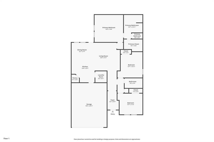 2D floor plan layout of this home in , Greenville, TX (Image 5). 2D floor plan layout of this home in , Greenville, TX (Image 5).