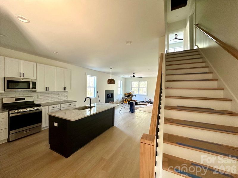Furnished interior view inside a new home in , Asheville (Image 4).