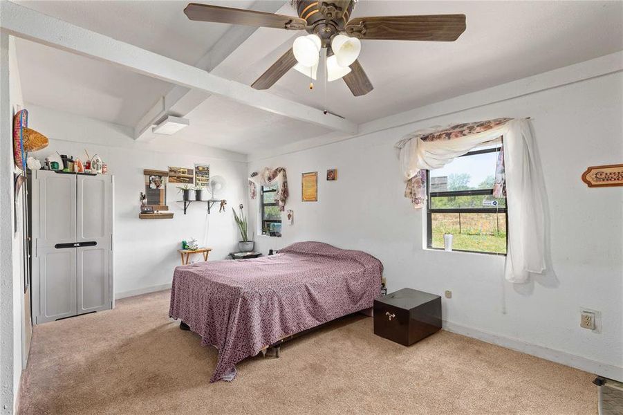 Fourth bedroom after you pass through the family room