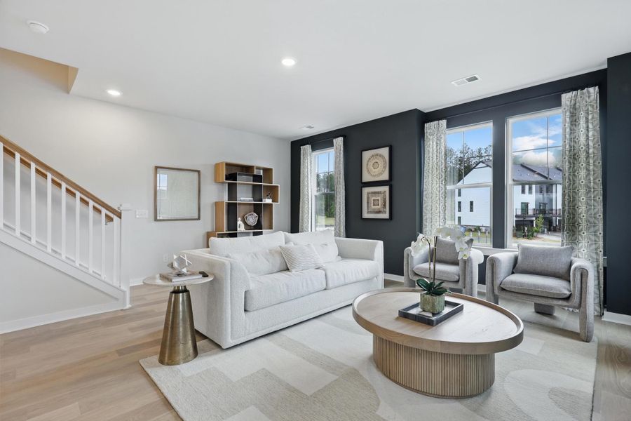 Furnished interior view inside a new home in Nexton, Summerville (Image 41).