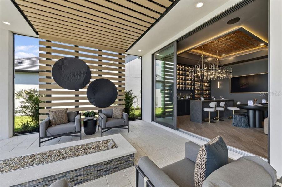 Exterior details and patio area of a home in , Venice (Image 24). Exterior details and patio area of a home in , Venice (Image 24).