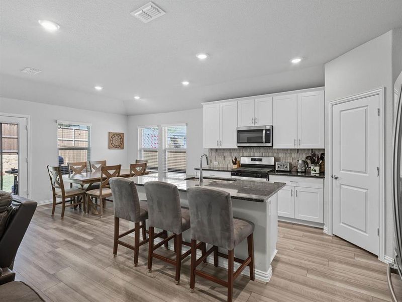 Furnished interior view inside a new home in , Denton (Image 19). Furnished interior view inside a new home in , Denton (Image 19).